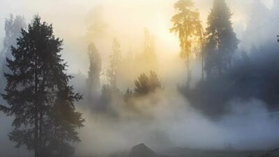 Nature ASMR 🌌 | Water, Ice, Fog & Stars for Sleep & Meditation