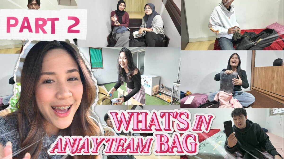 (PART 2) WHAT’S IN ANJAY TEAM BAG – KETAUAN KAN SIAPA YANG PALING RIBET ??!