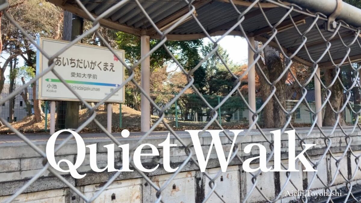 Peaceful Japan 🇯🇵｜A Quiet Walk in Toyohashi (No Music)