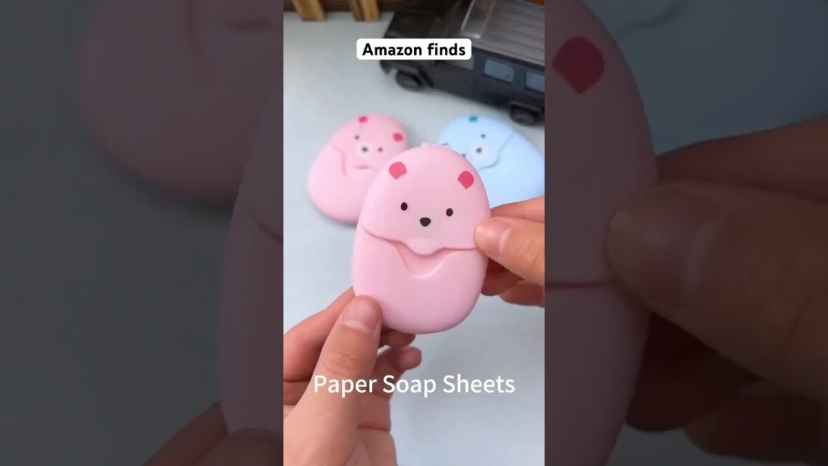 Portable Soap Paper Sheets 🧼 | Travel Hygiene Essential | Amazon Find #shorts