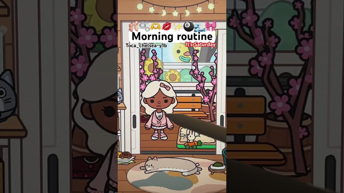 Saturday morning routine💁‍♂️💕#toca #rp #viral #toca_chelsea #noflop