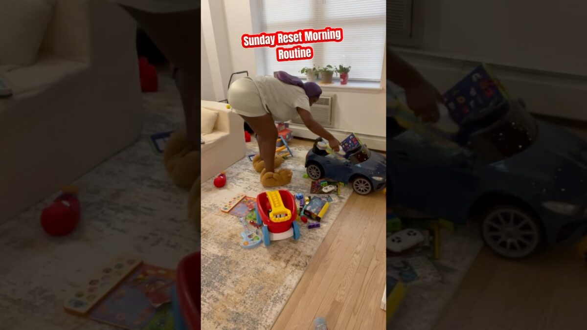 Sunday Reset Morning Routine #youtubeshorts #shorts