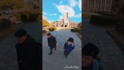 Tokyo University walk with having lunch.#japan #東京大学 #walking #visiting #lunch #昼飯 #artist #tokyo