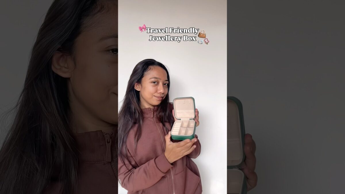 Travel-Friendly Jewellery Box ✈️💍 | No More Tangles! #smallbusiness #gift #jewellerybox #giftideas