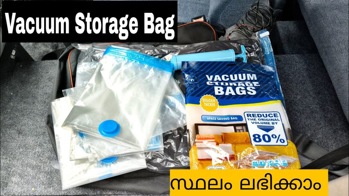 Vacuum Storage Bag  യാത്രയിൽ ഉപകാരപ്പെടും