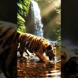 WILD Bengal Tiger Cub Explores Vibrant Forest #nature #asmr#bengaltiger