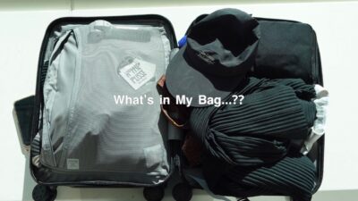 What’s in my bag | 東京旅行のパッキングとバッグの中身紹介
