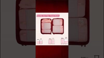 ￼YINPIN Compression Packing Cubes Expandable Travel Luggage Organizer Travel Packing Organizer Set