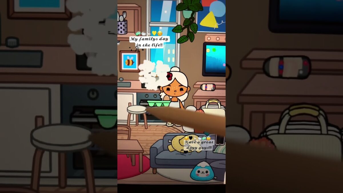 #fypシ゚viralシ #tocaboca #aestheic #preppy My familys morning routine😇🧼🦢🛁♥︎🧊