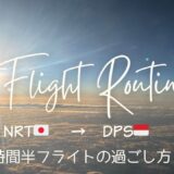 【成田→バリ島】フライトルーティン|空港や機内での過ごし方