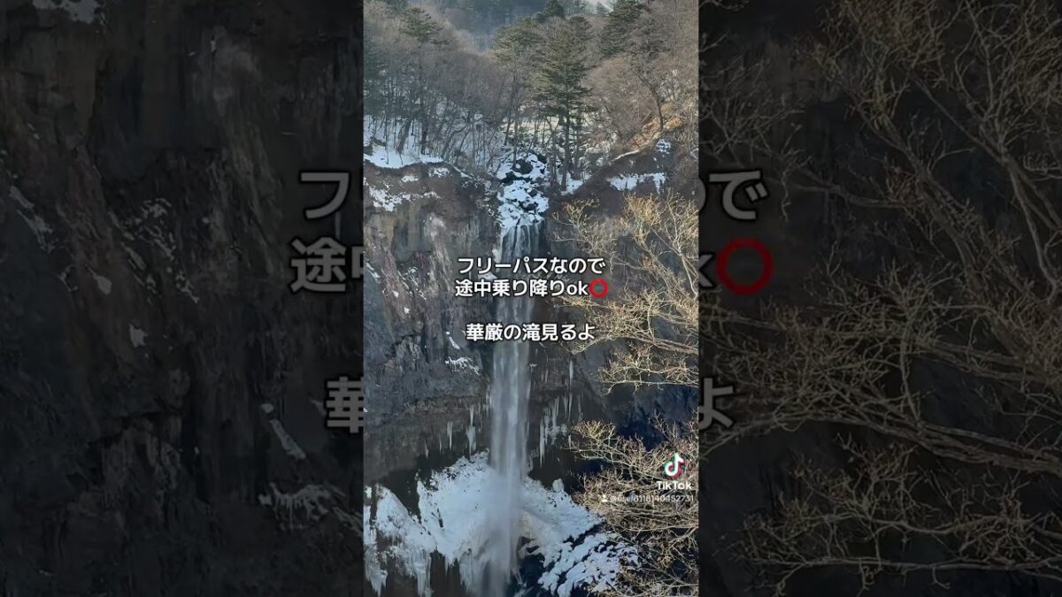 冬の奥日光おんな一人旅☃️かかった費用公開　#奥日光 #日光湯本温泉 #一人旅