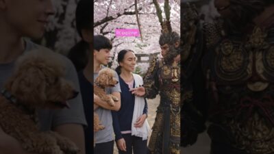 #walk #monkey #king #japan 👌🌟 #wukong #mom #cute #puppy  #dog #ai #youtubeshorts #shorts #happy