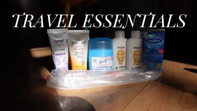 10-Piece TSA Travel Kit Review | Women’s Deluxe Travel Toiletries with Pantene!