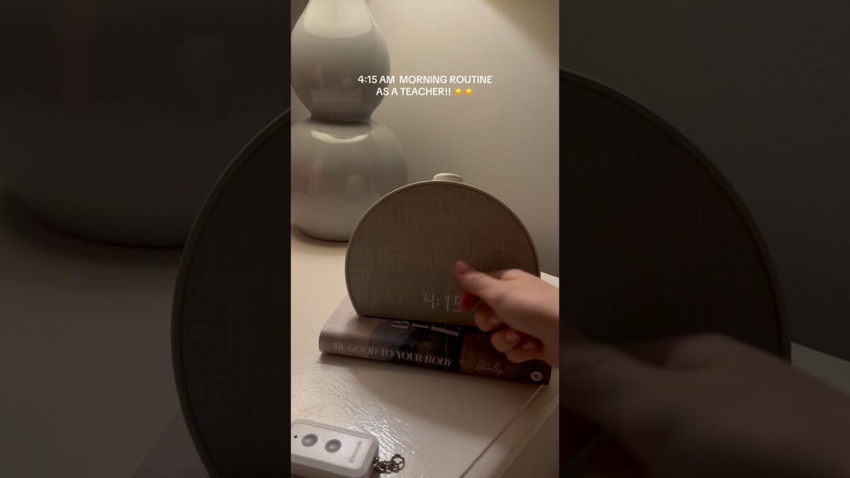 4:15 AM teacher morning routine ☀️ #teachers #explore #morningroutine #teacher #teacherslife #grwm