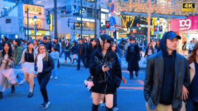 4K HDR Japan travel 2026 | Walk in Shibuya (渋谷) Tokyo Japan | City ambience Nature for relaxing