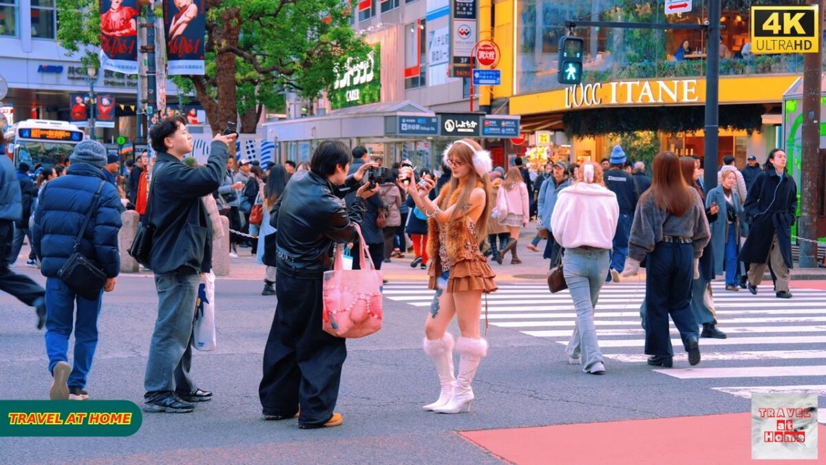 4K HDR Japan travel 2026 | Walk in Shibuya (渋谷) Tokyo Japan | Relaxing Natural City ambience