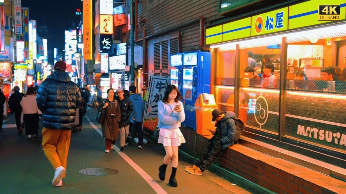 4K HDR Japan travel 2026 | Walk in Shinjuku（新宿）Tokyo Japan | City ambience Nature for relaxing