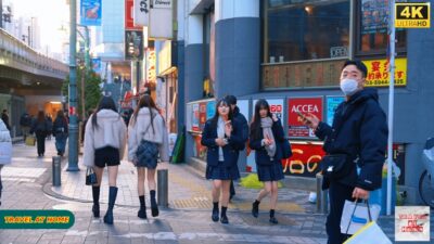 4K HDR Japan travel 2026 | Walk in Shinjuku（新宿）Tokyo Japan | Relaxing Natural City ambience