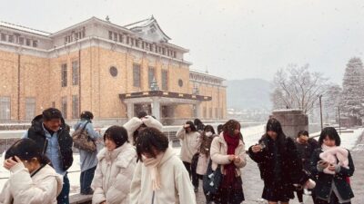 [4K] 雪の岡崎公園・神宮道| 京都 散歩 | 🖖 Vol.1,576 | Kyoto Japan Walking Tour 🇯🇵 | ASMR | 作業用