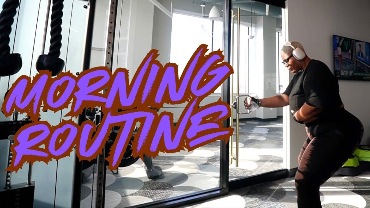 6AM PRODUCTIVE MORNING ROUTINE || morning stretch, lymphatic drain, balanced breakfast, gym sesh