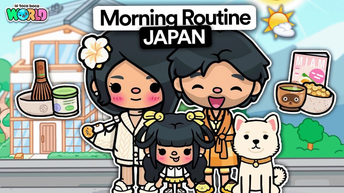 FAMILY MORNING ROUTINE IN JAPAN 🇯🇵 (EP 3) | Toca Life World Family RP 🌍