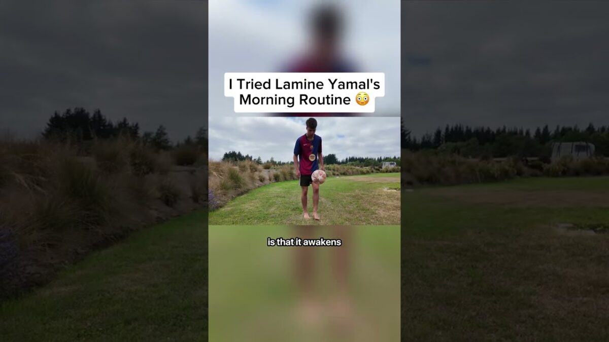 I Tried Lamine Yamal’s Morning Routine ⚽️