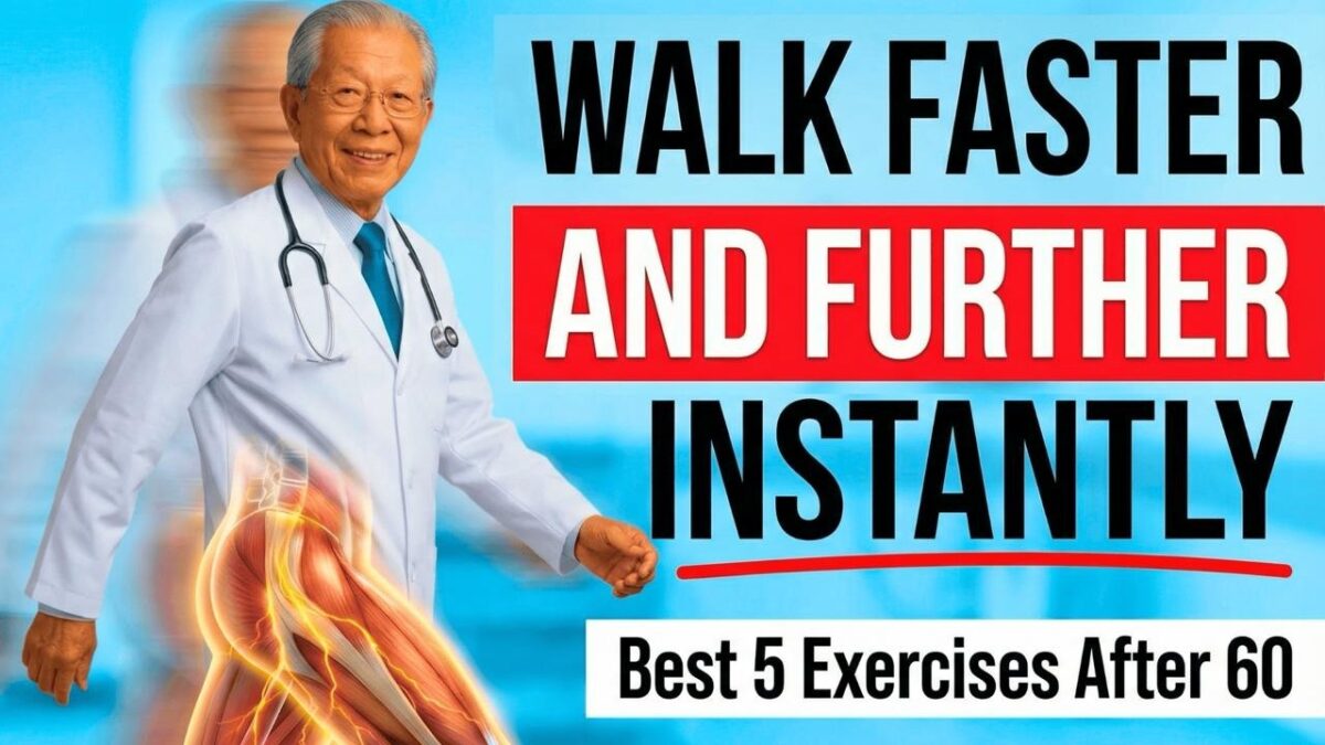 Japan’s Oldest Doctor: The ONLY 5 Exercises You Need To Walk FASTER and FURTHER After 60