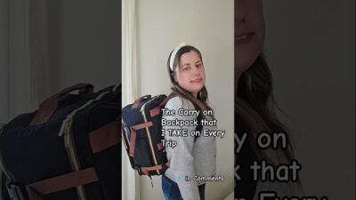 LOVEVOOK Carry-On Backpack Review 🔗⤵️ #travelbackpack #travelessentials  #productreview #travel #ad