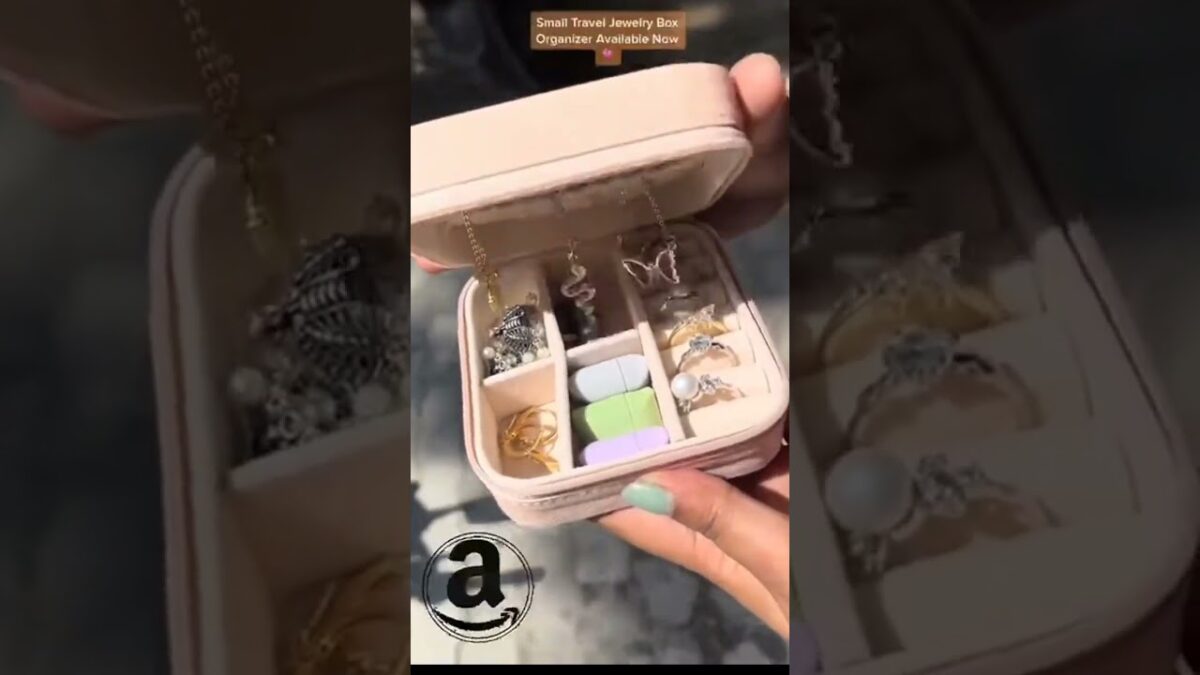 Leather Small Jewelry Box | Portable Travel Jewelry Case for All Your Essentials | Buysquare