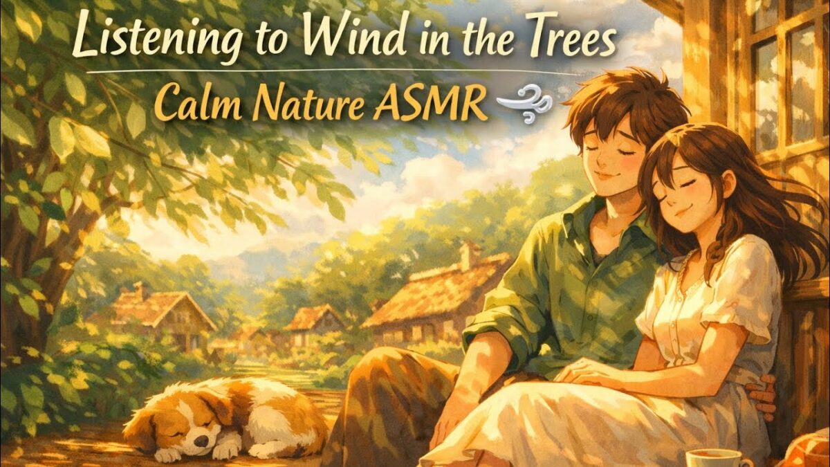 Listening to Wind in the Trees | Calm Nature ASMR 🌬️