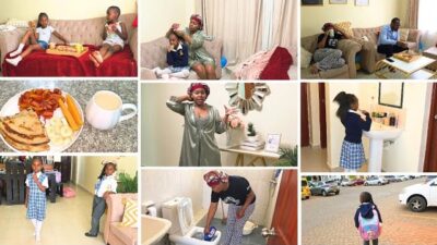 Morning Routine on a school day|| Clean with me|| Mom of 3|| Breakfast, Prep kids || Tifine Wise