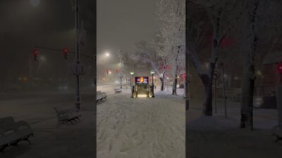 New York snow blizzard  #newyork #blizzard #nature #asmr #snowstorm