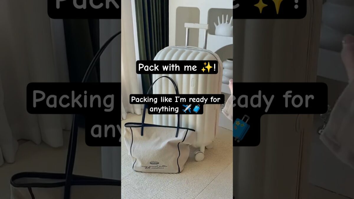 Overpacking again… but make it travel smart ✈️🧳 #packwithme #packing #packingtips #travelhacks