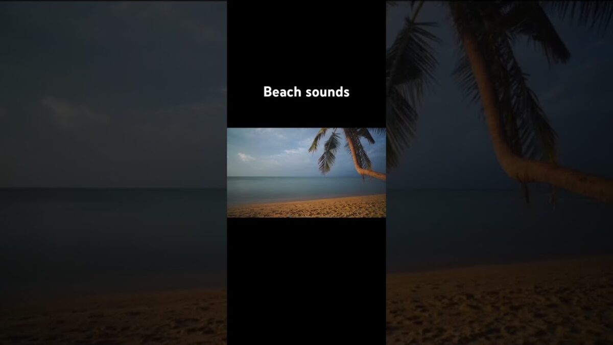 Relaxing beach sounds #ambientmusic #nature #asmr #beautiful #beach #relaxing