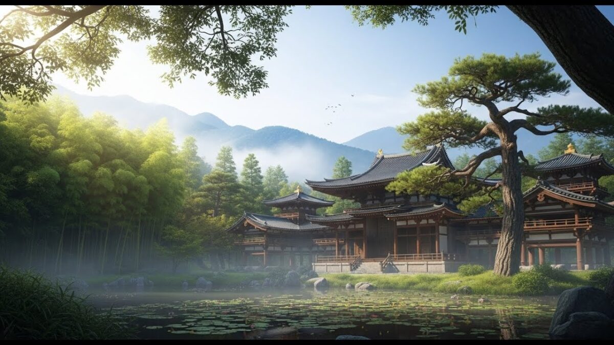 Ryokan Inn 4k Scenic | Soft Piano Melodies for Work