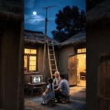 Simple Days, Golden Memories 🌙 #nostalgia #rurallife #nature #asmr #memories #shorts