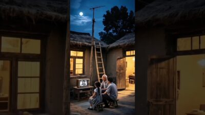 Simple Days, Golden Memories 🌙 #nostalgia #rurallife #nature #asmr #memories #shorts