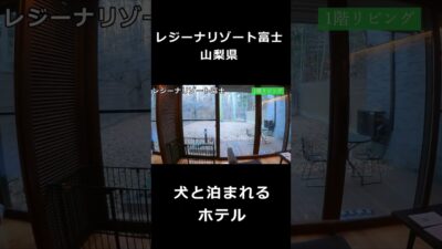 【レジーナリゾート富士 Suites&Spa】愛犬と泊まれる宿！ 宿泊記