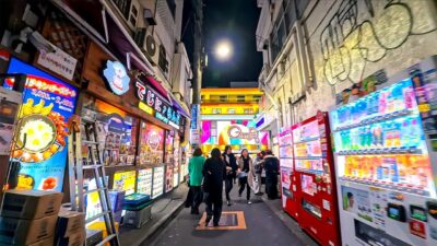 Tokyo Night Walk in Shin-Okubo | Japan 4K