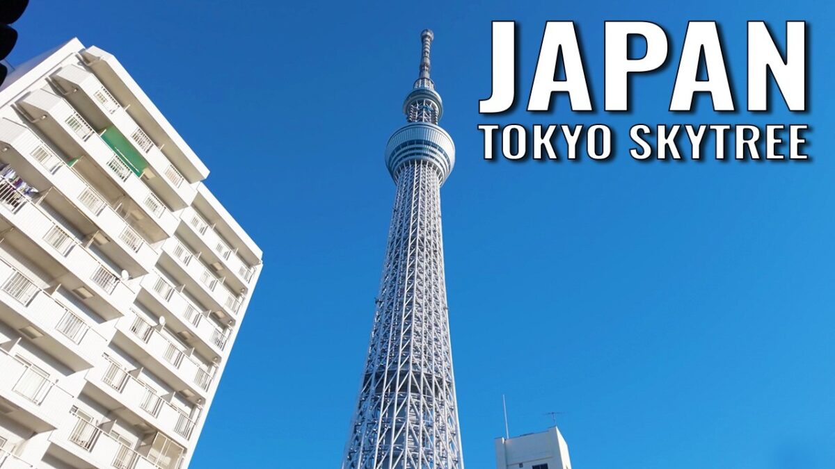 Tokyo Skytree Walking Tour 4K Daytime | No Talking | Japan City Sounds