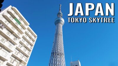 Tokyo Skytree Walking Tour 4K Daytime | No Talking | Japan City Sounds