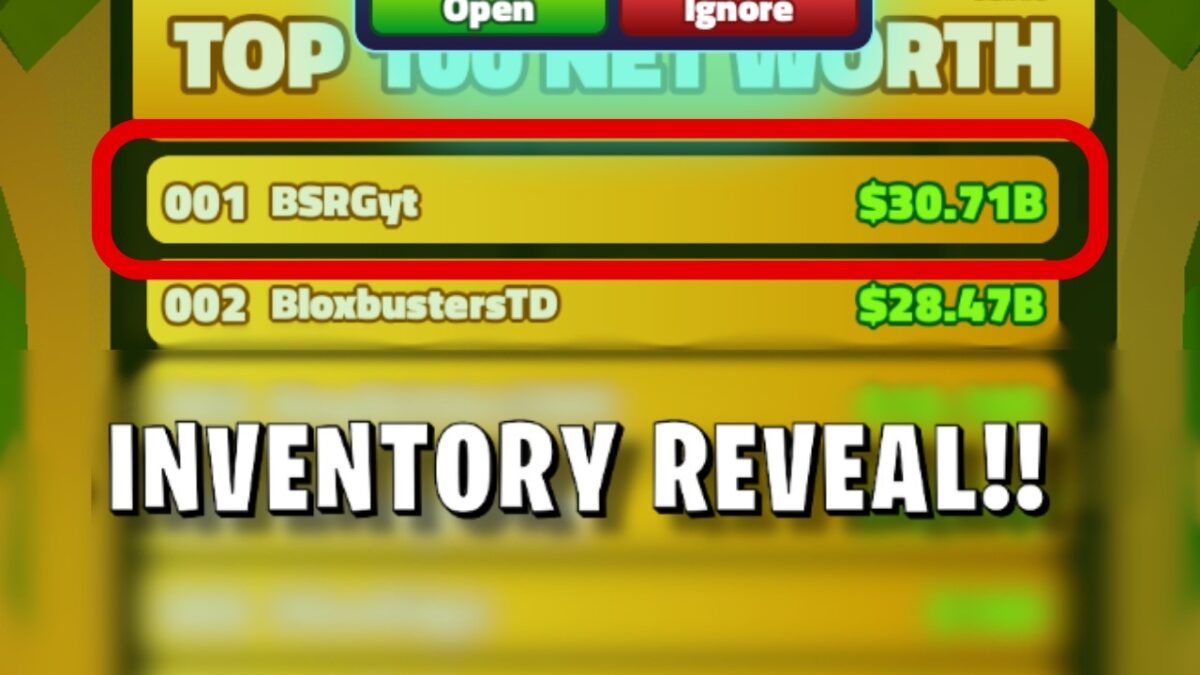 WHAT’S IN THE 🔥#1 INVETORY! 🔥| Spongebob TD