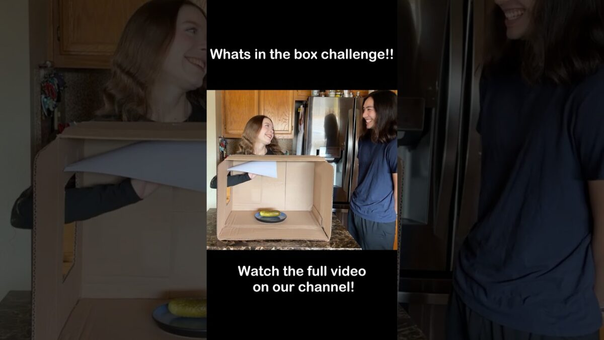 What’s in the box CHALLENGE!