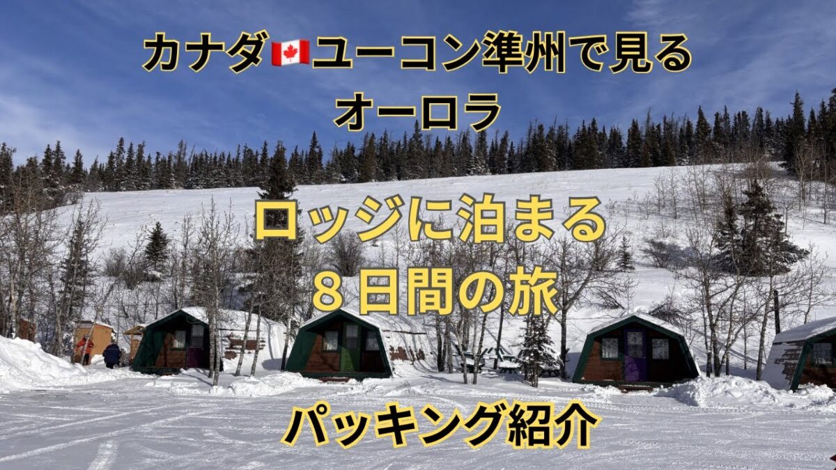 −23℃のカナダ🇨🇦『機内預け入れ荷物🧳』パッキング紹介動画