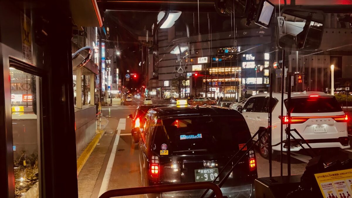 [4K] 京都駅・市バス206| 京都 散歩 | 🖖 Vol.1,628 | Kyoto Japan Walking Tour 🇯🇵 | #asmr | #作業用