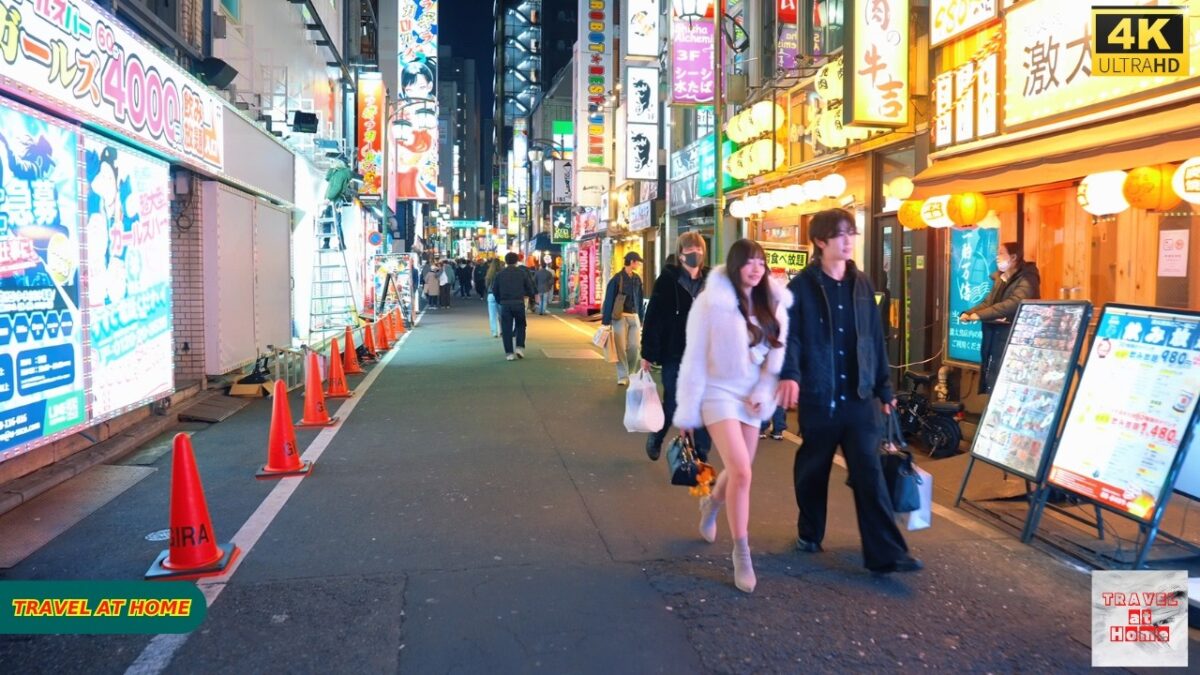 4K HDR Japan travel 2026 | Walk in Shinjuku（新宿）Tokyo Japan | Relaxing Natural City ambience