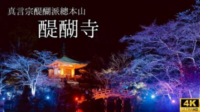 【4K 京都Vlog】醍醐寺 春のライトアップ｜夜桜に包まれる京都の幻想風景｜2026.03.28｜