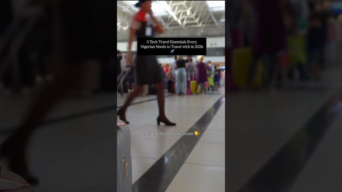 5 Tech Travel Essentials every Nigerian Needs to Travel with in 2026 ✈️#shortsfeed #nigeria #shorts