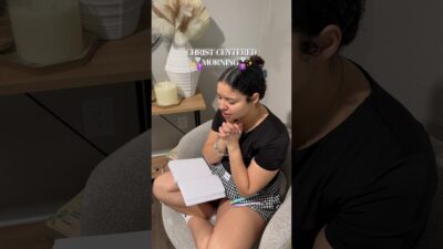 Christian Morning routine ✝️💗🫂 • #christcentered #morningroutine #faith #christianity #biblestudy