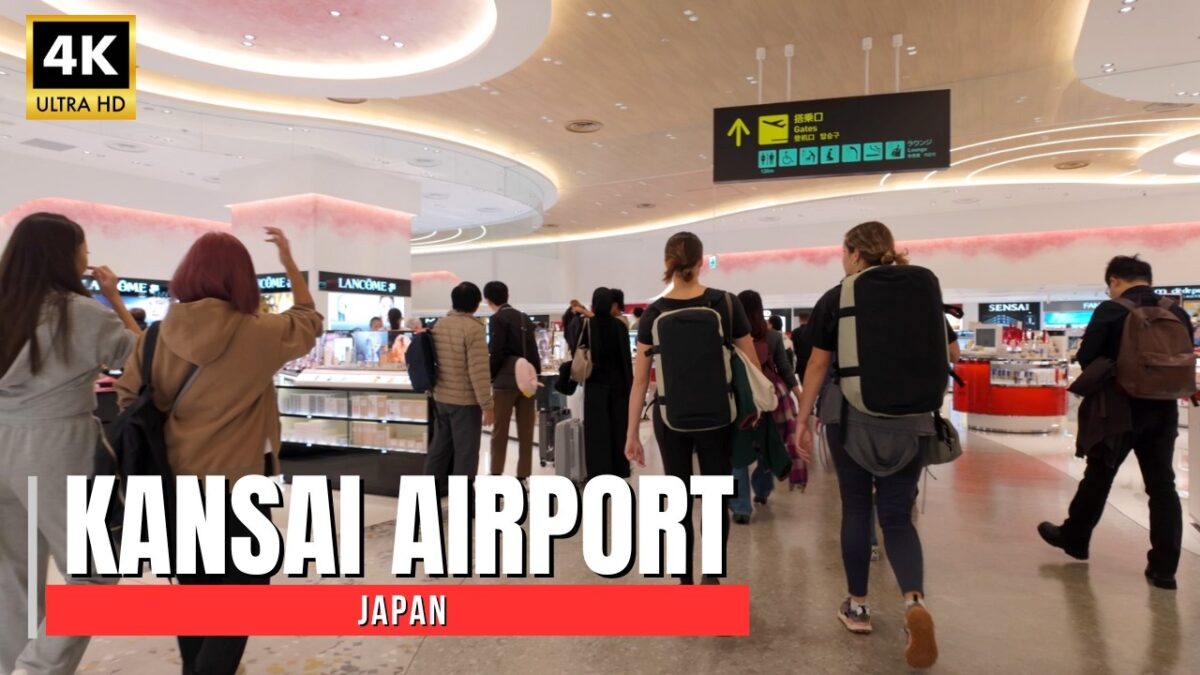 【Japan Walk 4K】Inside Kansai Airport – From Check-in to Boarding Gate｜2025